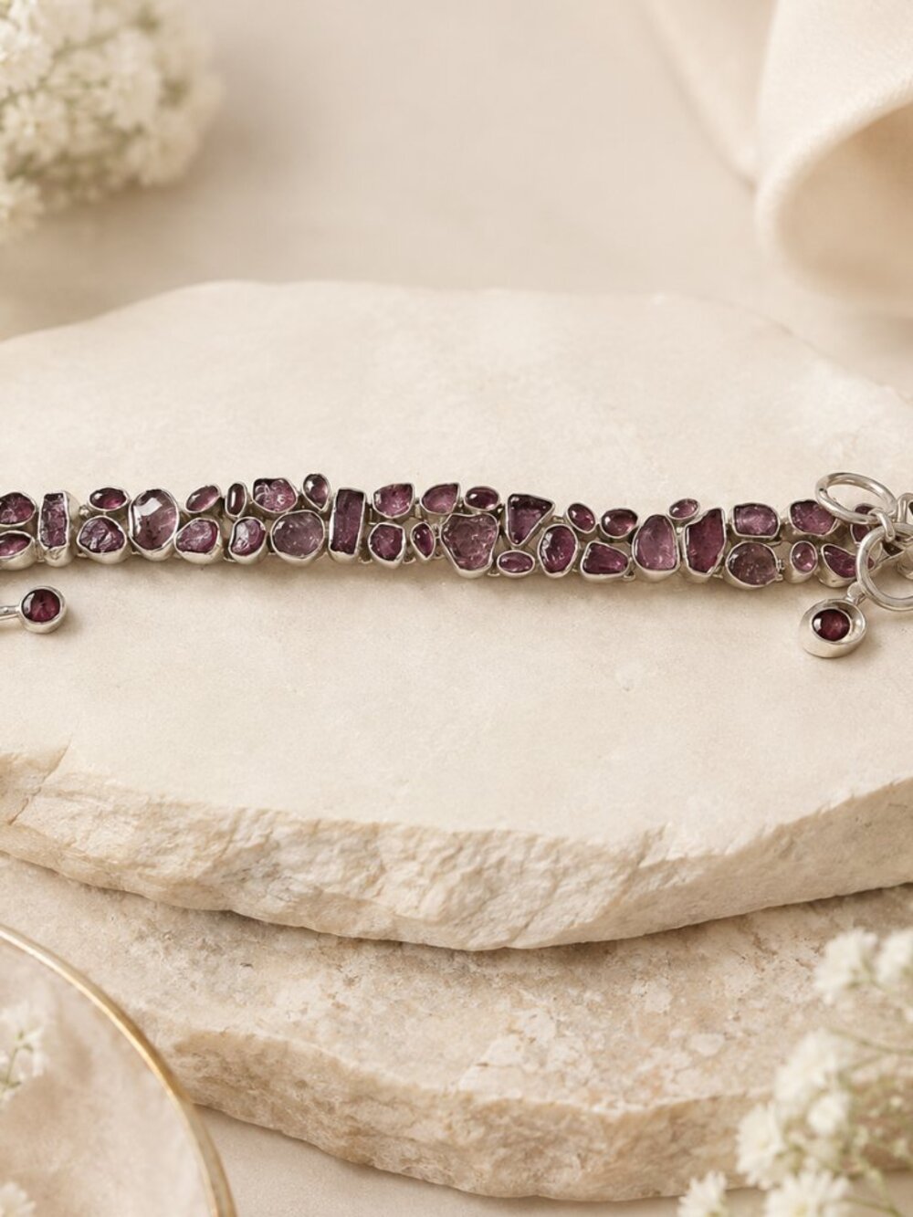Pink Tourmaline Tennis Bracelet